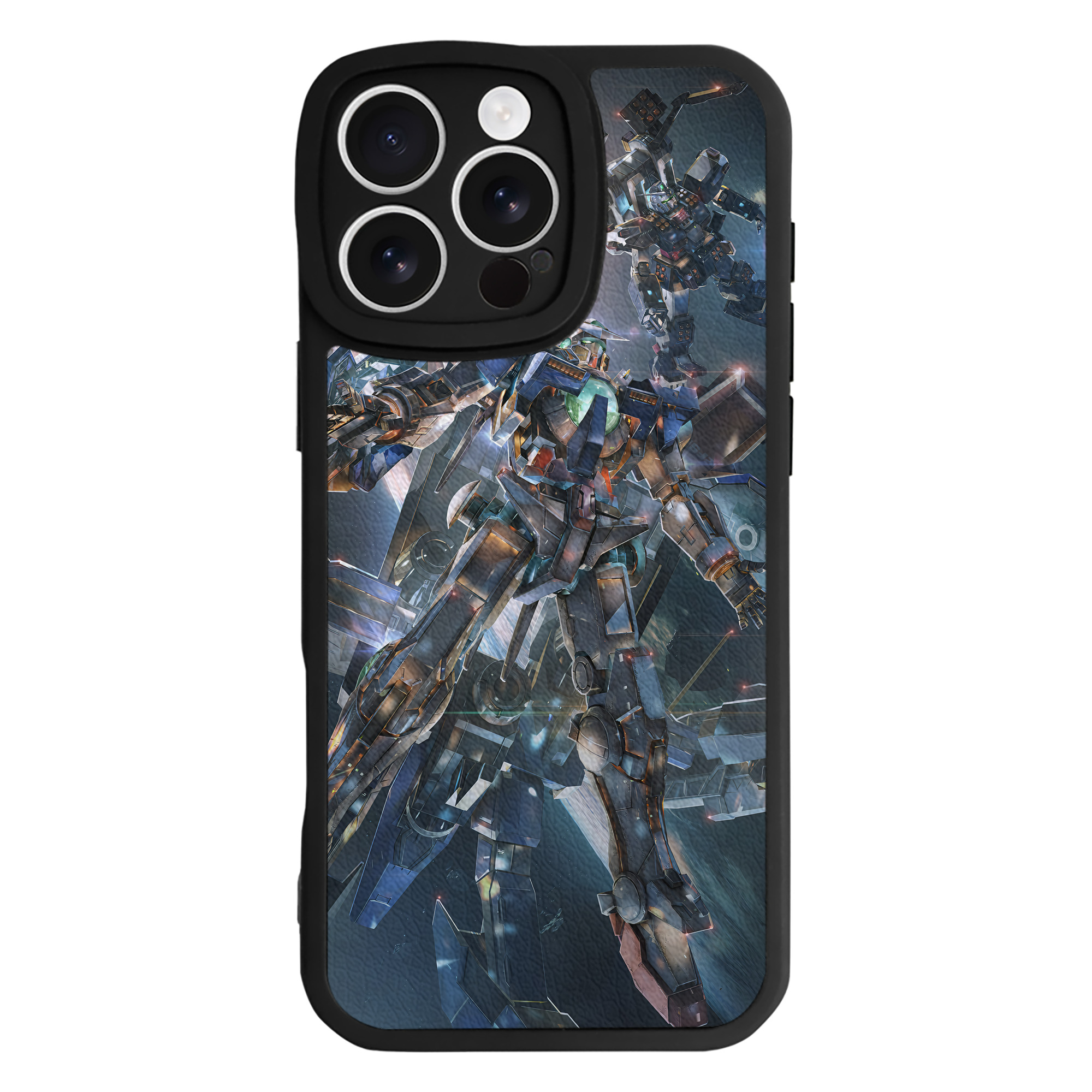 （画像用） 機動戦士ガンダム Mobile Suit Gundam 【iPhone 16シリーズ対応】シリコンスマホケース（レザー調） 材質：シリコン